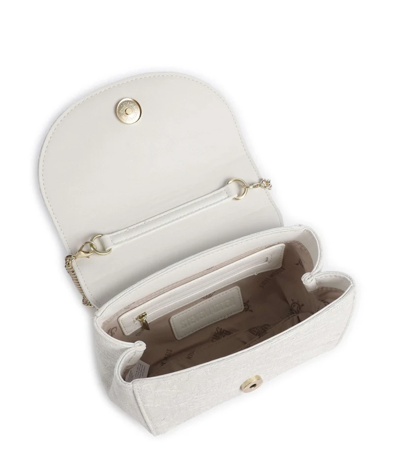 Steve Madden BNYLAH Umhängetasche white/gold