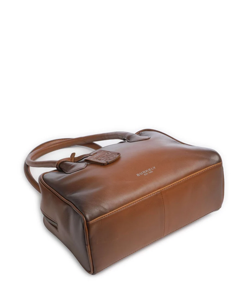 Burkely Ledger Schultertasche cognac