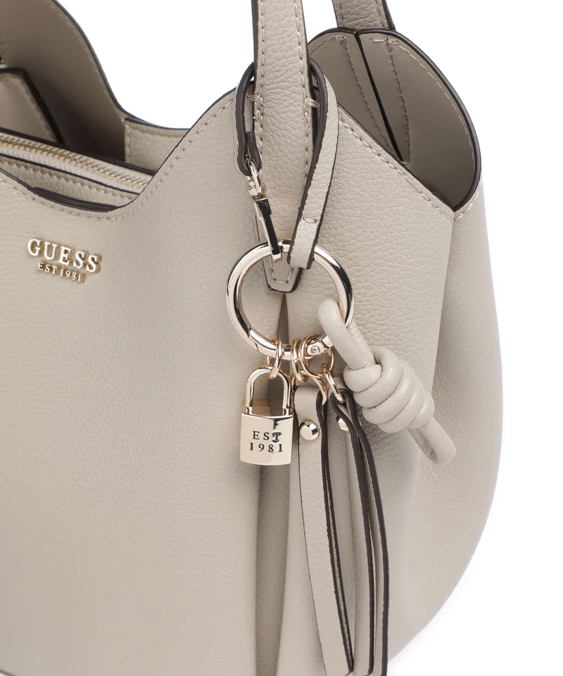 Guess Melody Schultertasche light taupe
