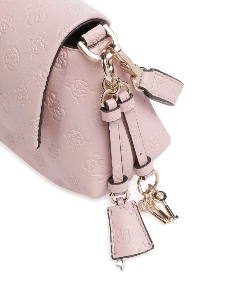 Guess Carmella Umhängetasche light pink logo