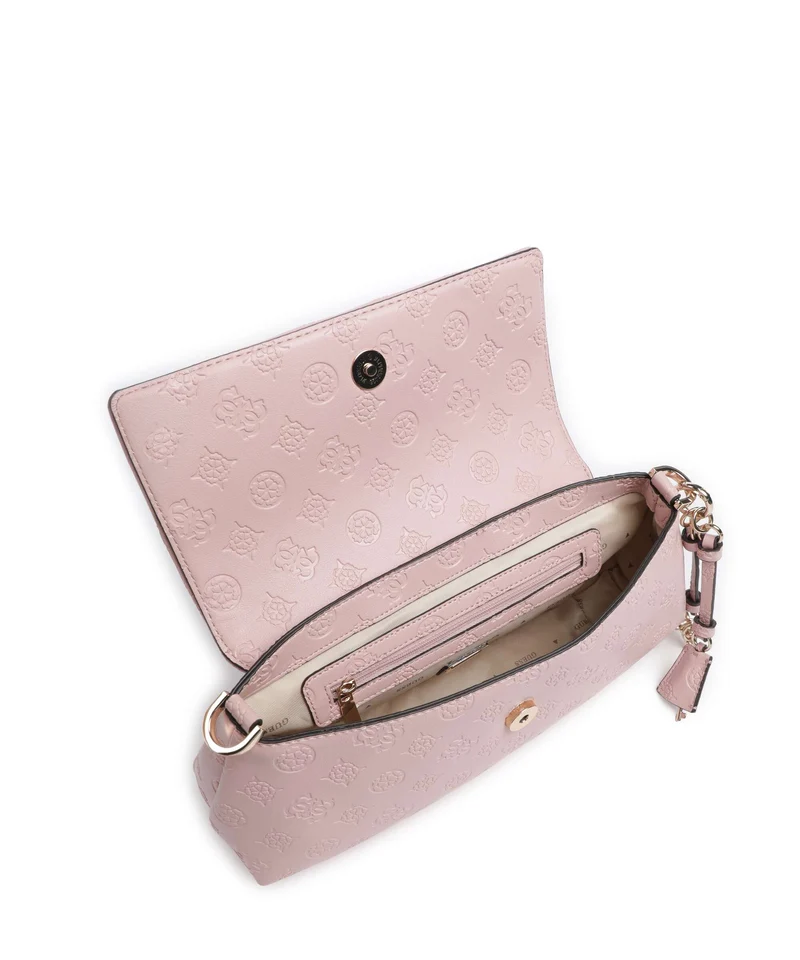 Guess Carmella Umhängetasche light pink logo