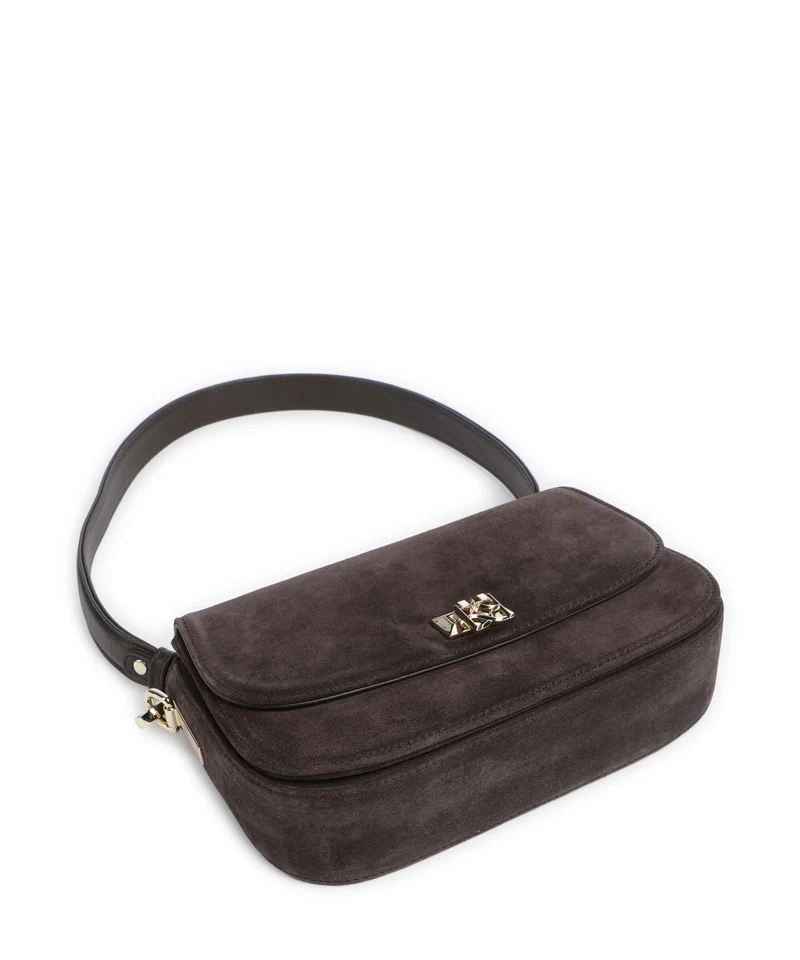 Kazar Elisee Schultertasche dark brown
