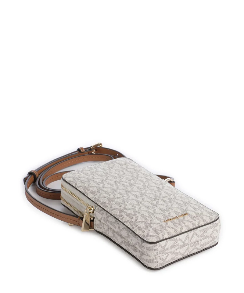 Michael Kors Jet Set Small Handytasche vanilla/acorn
