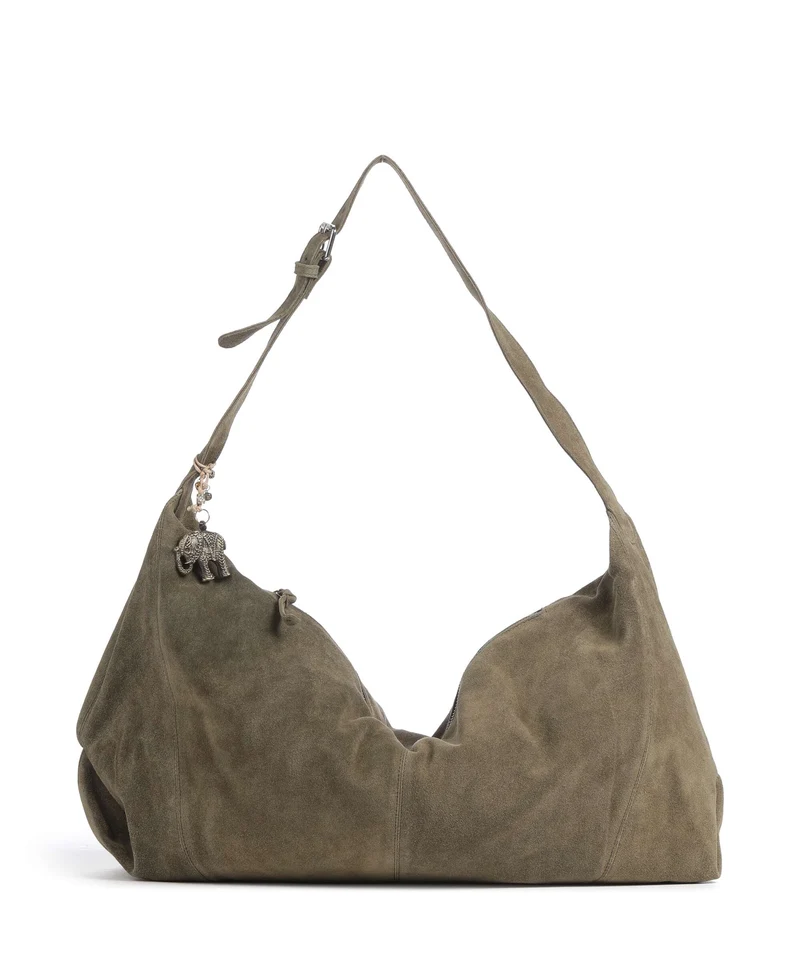 Anokhi Beuteltasche olive