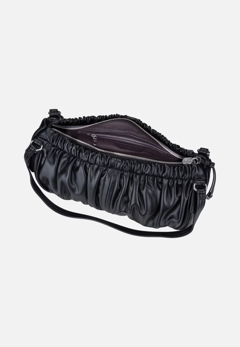 Faye Satchel M Vintage Goat Black - Satchel