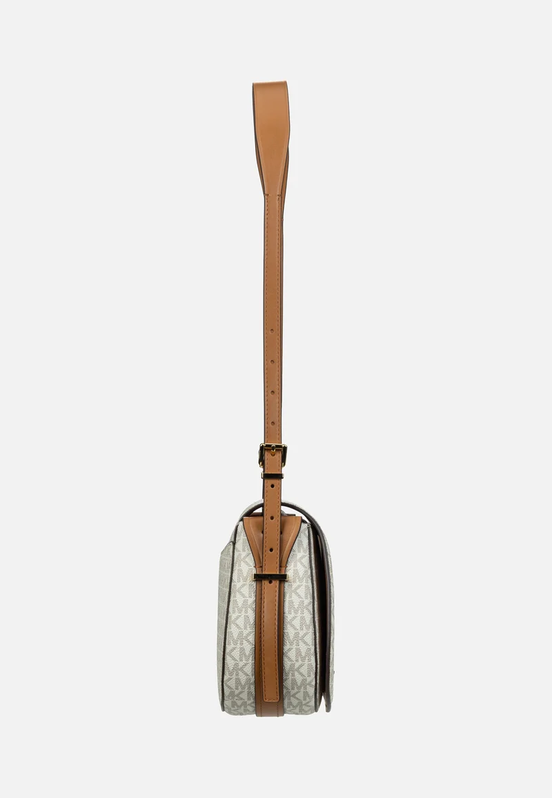 Lydia MD Flap MK SIG Vanilla/Acorn - Saddle Bag