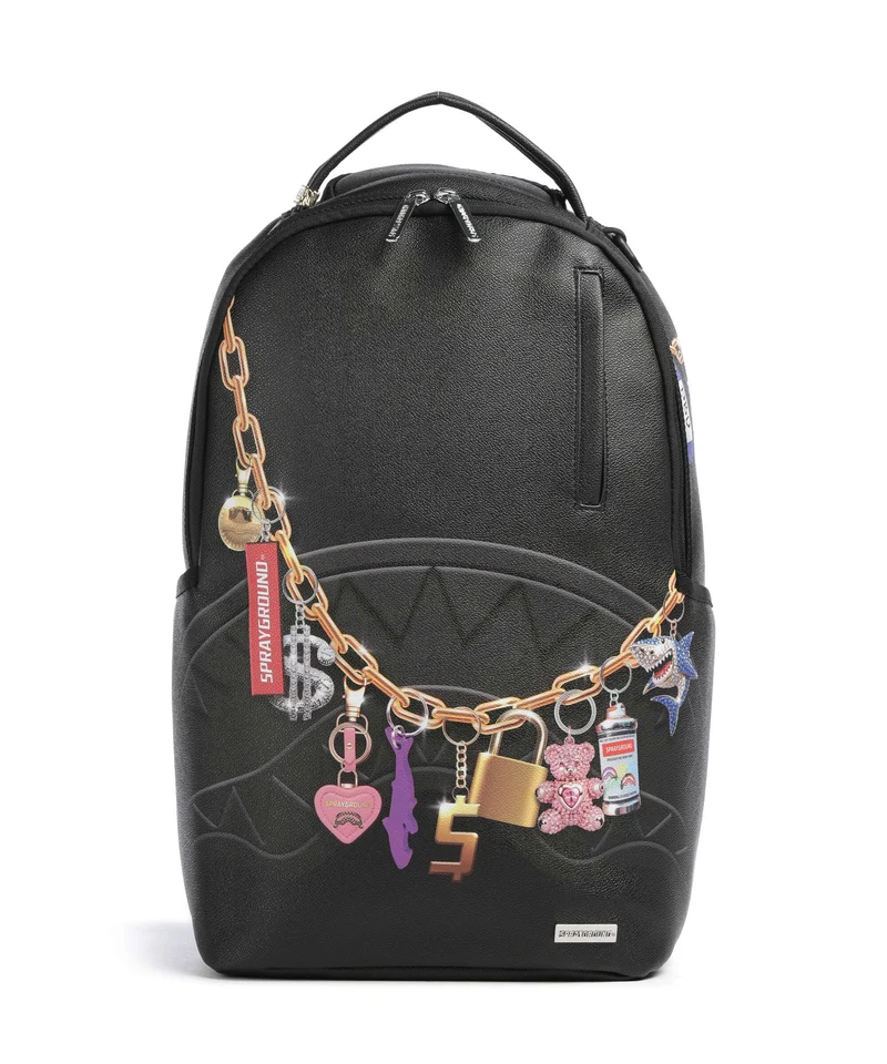Sprayground Printed Hanging Stuff Rucksack black