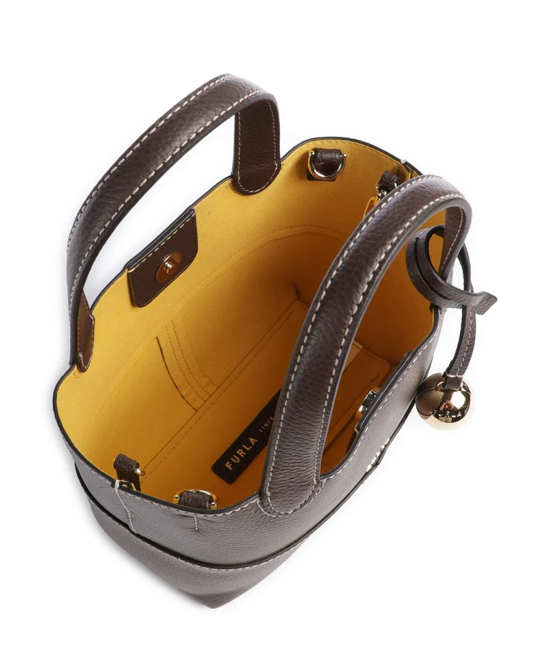 Furla Primrose Mini Handtasche cioccolato/honey