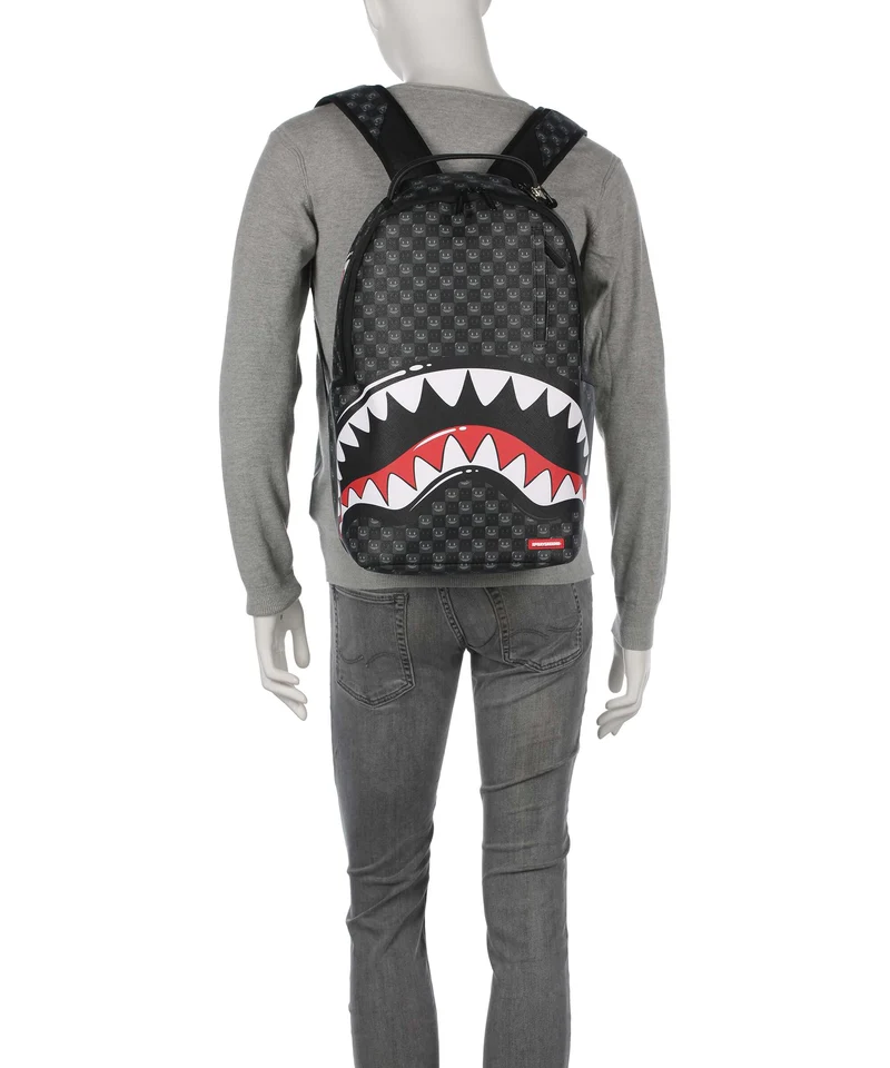 Sprayground Sharks In Paris Wtf Bubbly Black Check Rucksack multicolour