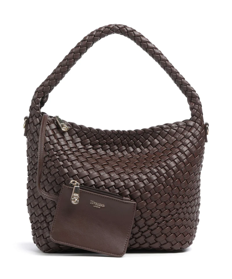 Dune London Deliberate M Bucket Handtasche brown