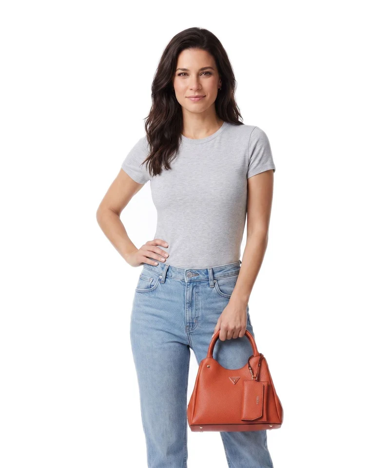 Guess Lorella Girlfriend Small Handtasche ginger