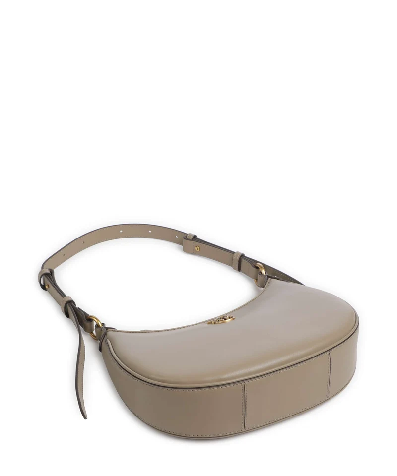 Pinko Half Moon Mini Schultertasche grigio talpa/antique gold