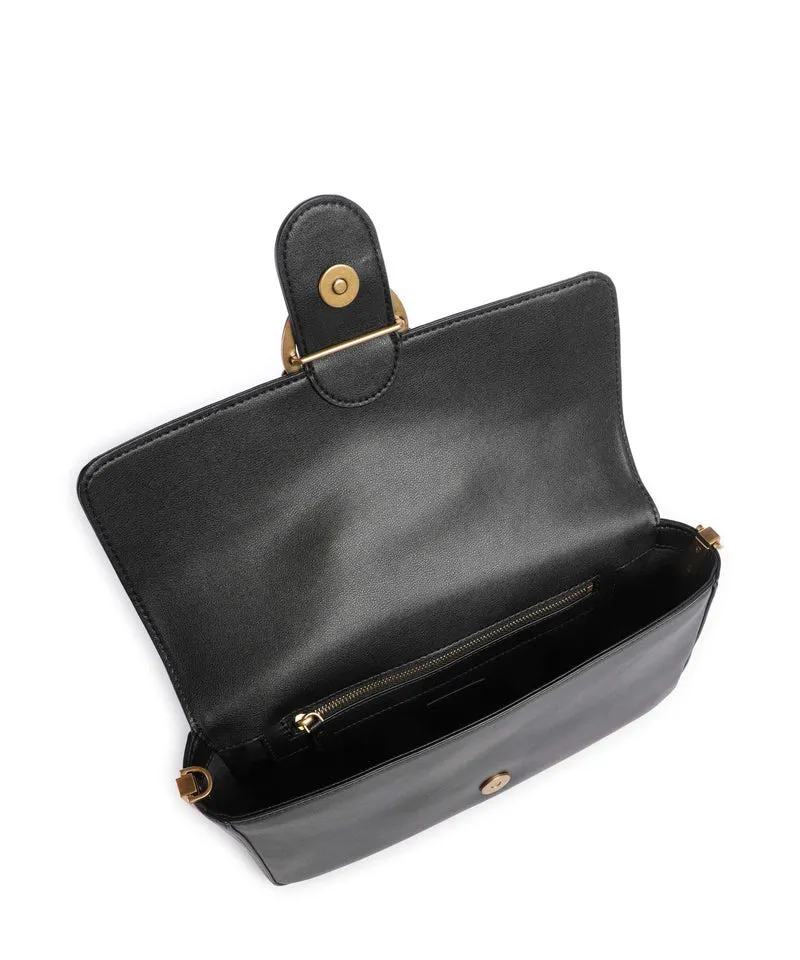 Pinko Love One Classic Slouchy Umhängetasche nero/antique gold