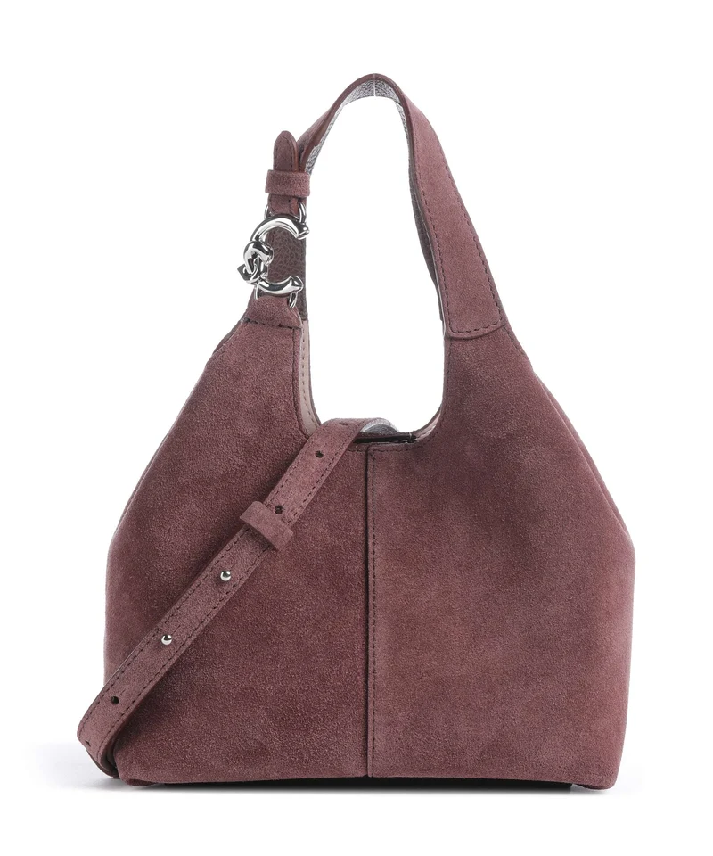 Coccinelle C-Easy Suede Handtasche berry