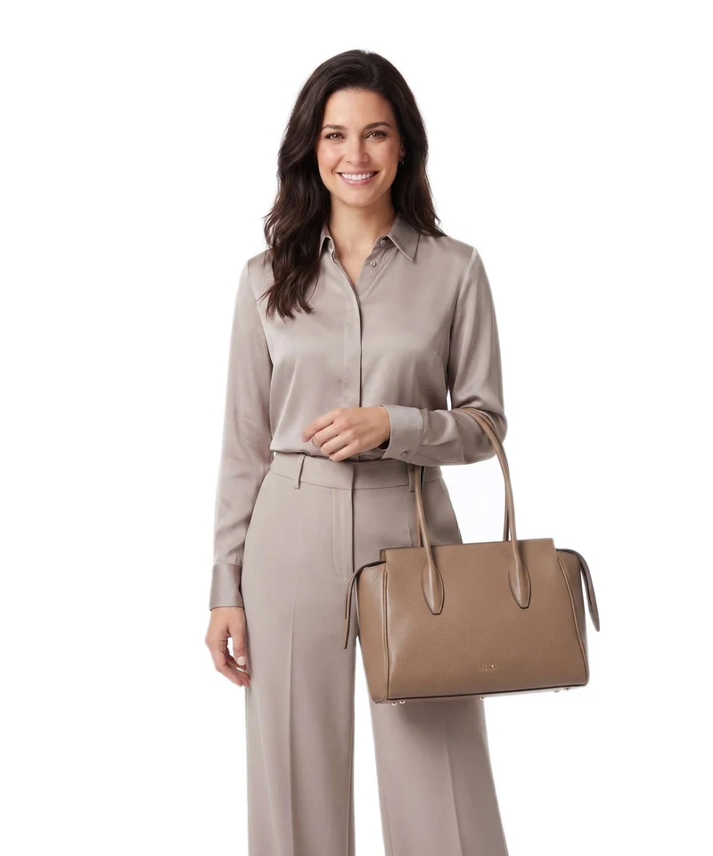 Furla Ambra L Shopper toffee