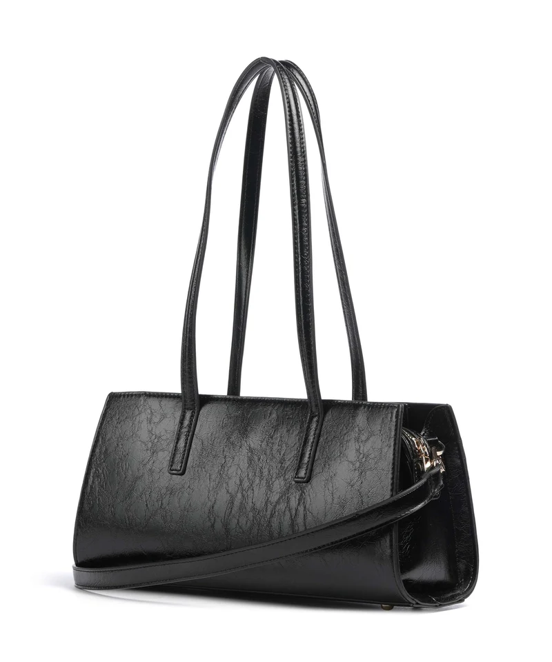Dune London Depend Schultertasche black croc