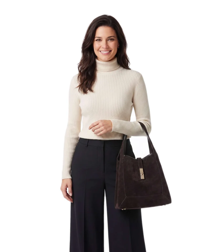 Kazar Laurie Beuteltasche dark brown