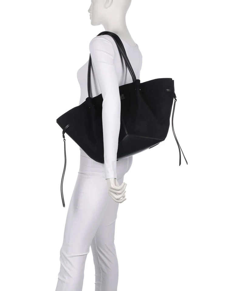 Karl Lagerfeld K/Pierced Medium Shopper black gunmetal