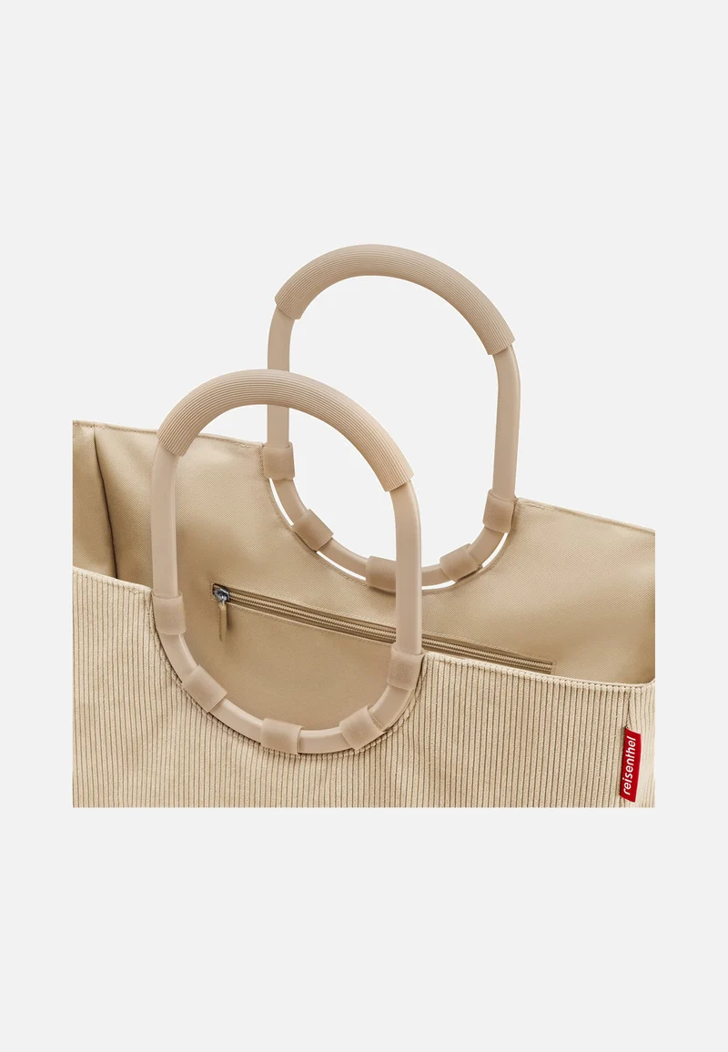 Loopshopper L Frame Cord Sand - Einkaufskorb