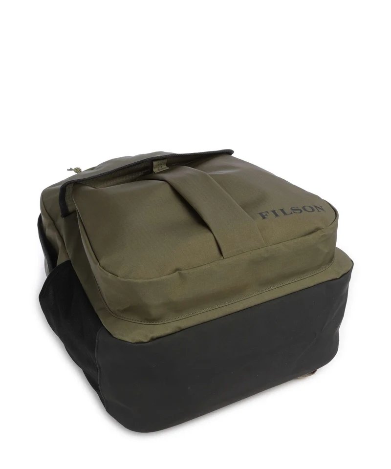 Filson Tin Cloth Rucksack olive/black/covert