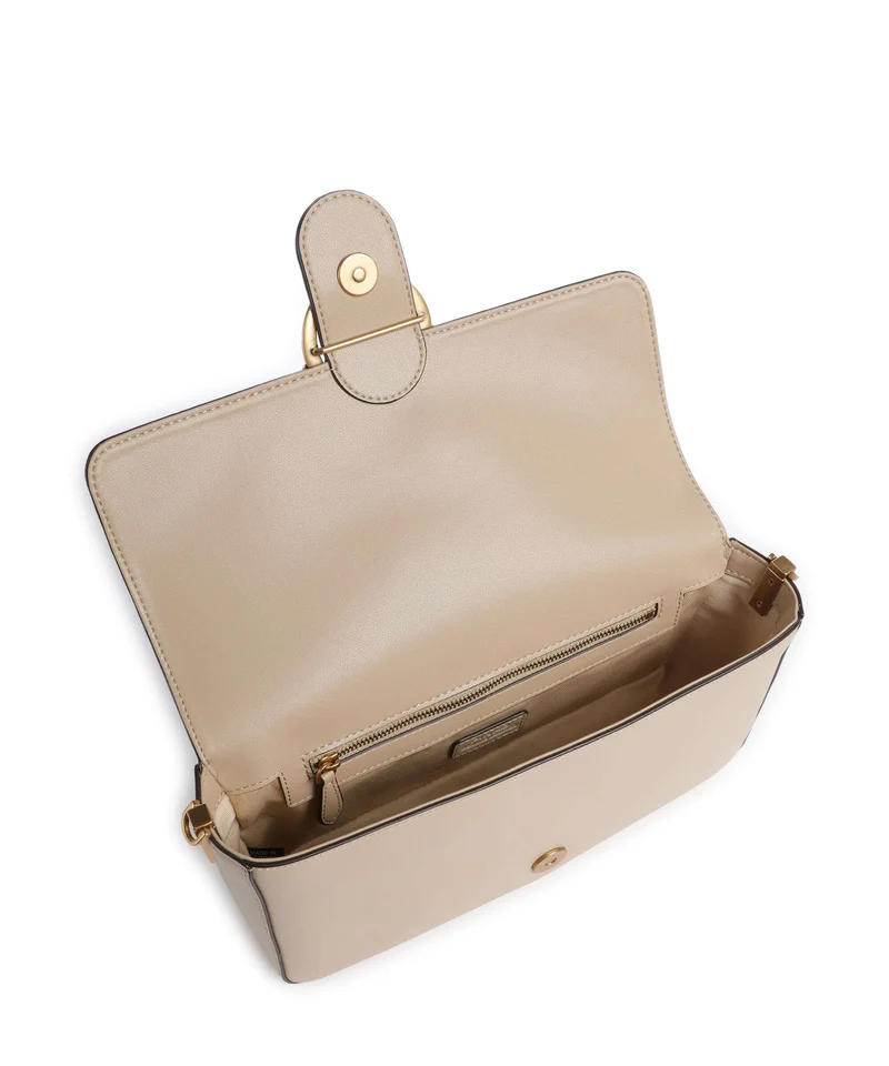 Pinko Love One Classic Slouchy Umhängetasche beige/grigio fumo/antique gold