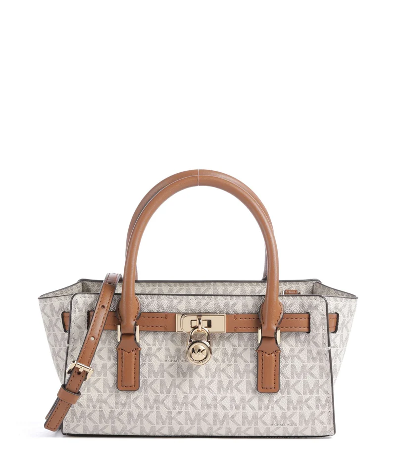 Michael Kors Hamilton Moderne XS Handtasche vanilla/acorn