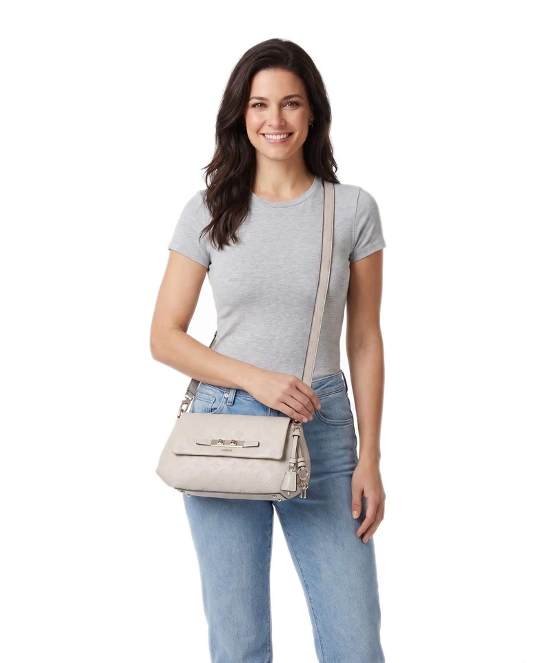 Guess Carmella Umhängetasche bone logo