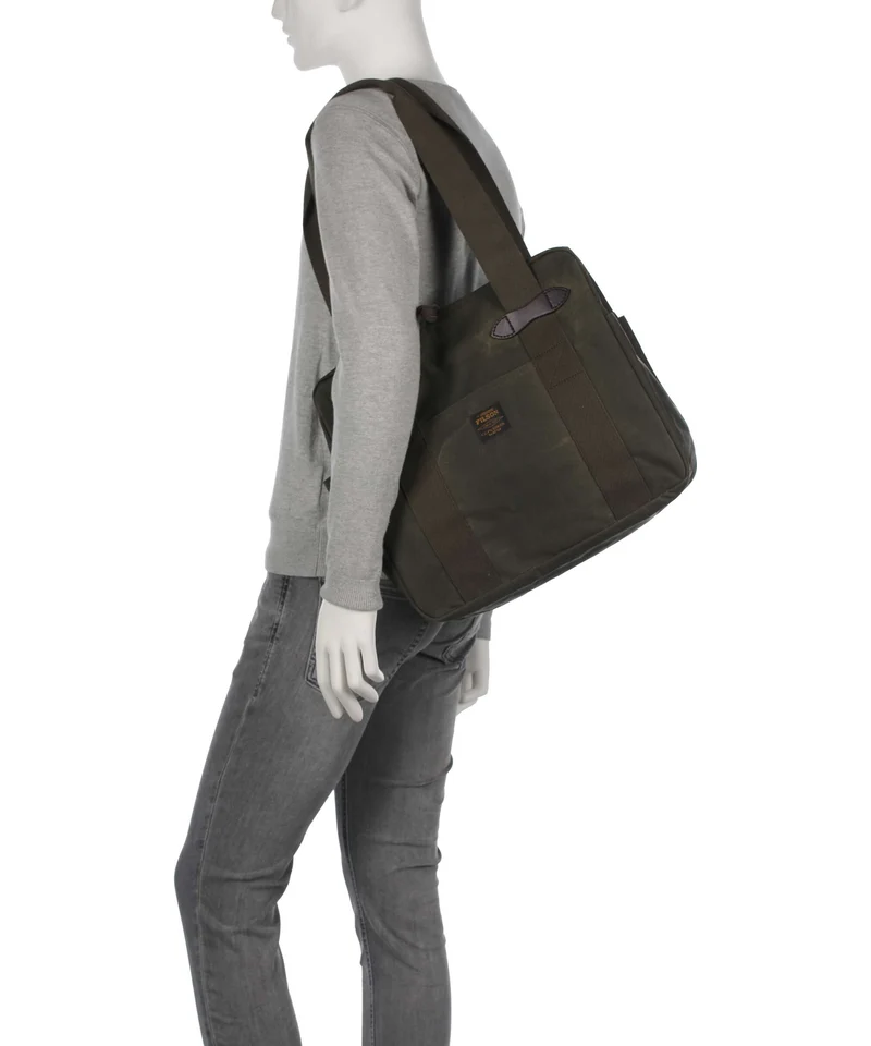 Filson Tin Cloth Shopper otter green