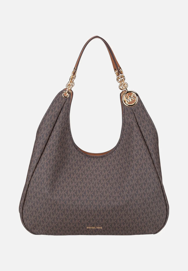 Ellie LG Trpl Compt Shldr Tote Brown/Acorn - Hobo Bag