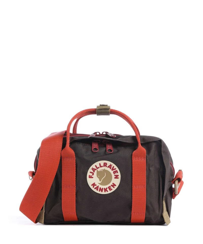 Fjällräven Kånken One Size Umhängetasche black oak/rowan red