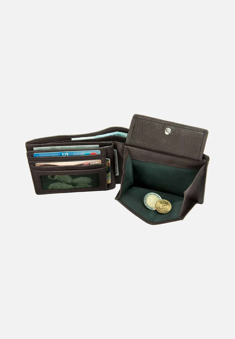 Harrison Bill Fold 1045 Dark Brown - Portemonnaie