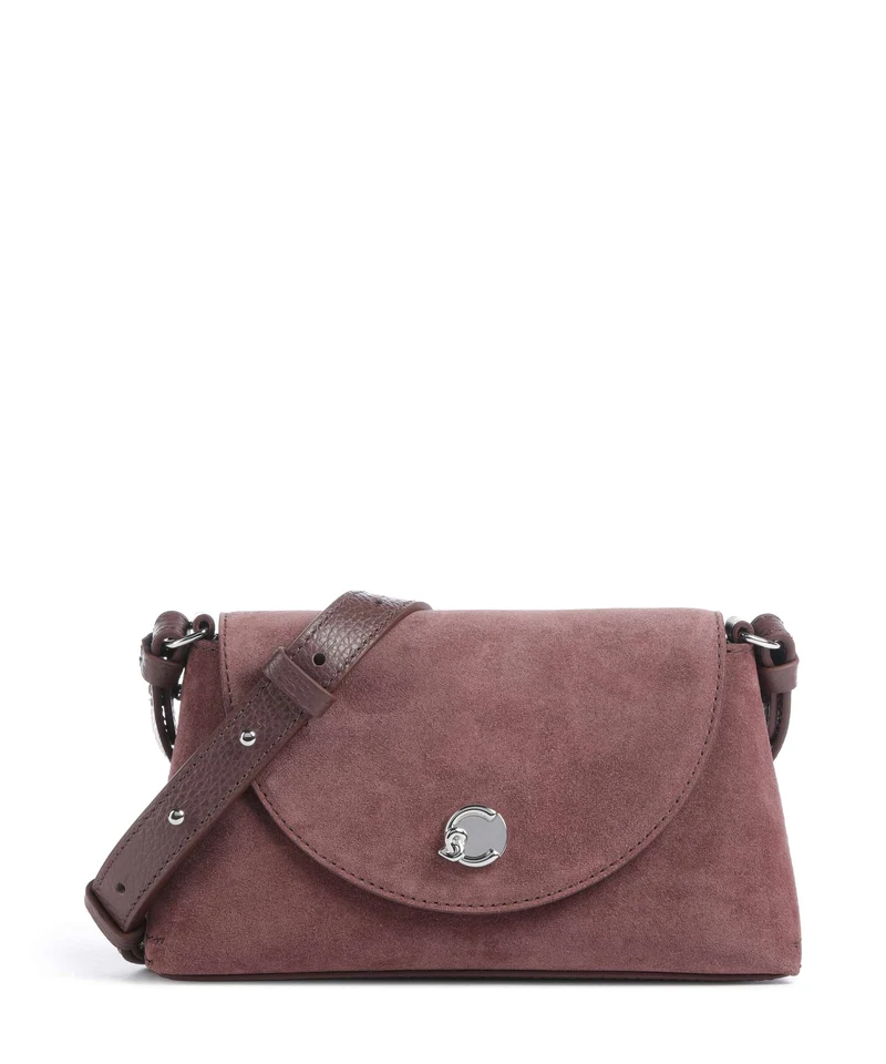 Coccinelle Nikla Suede Umhängetasche berry