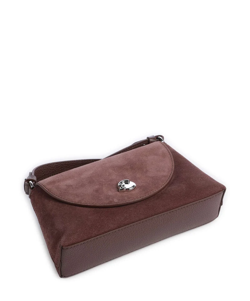 Coccinelle Nikla Suede Umhängetasche berry