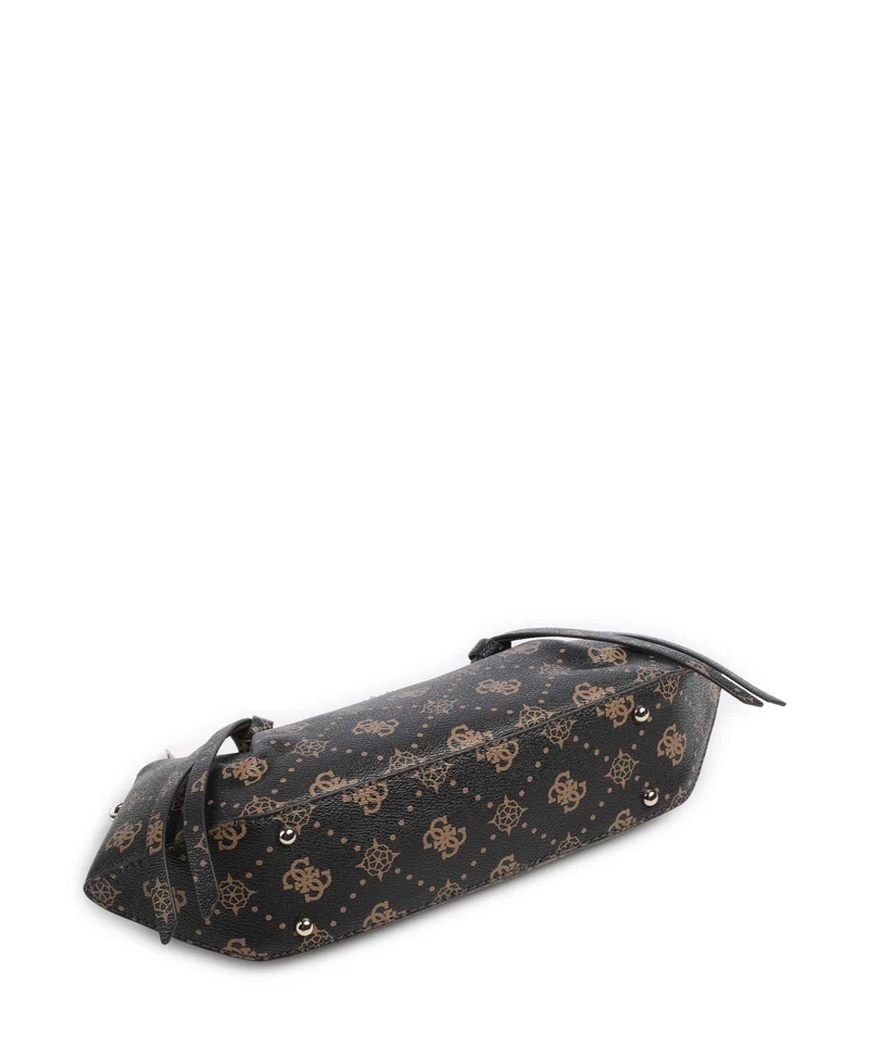 Guess Allegra Logo Schultertasche espresso logo