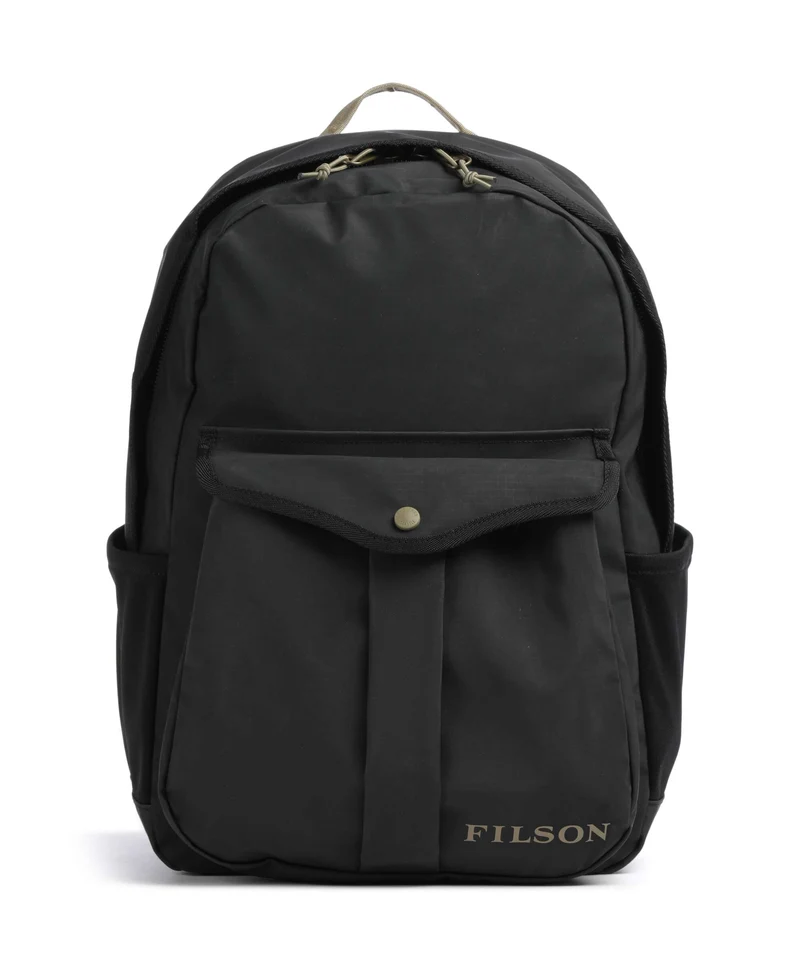 Filson Tin Cloth Rucksack black/covert