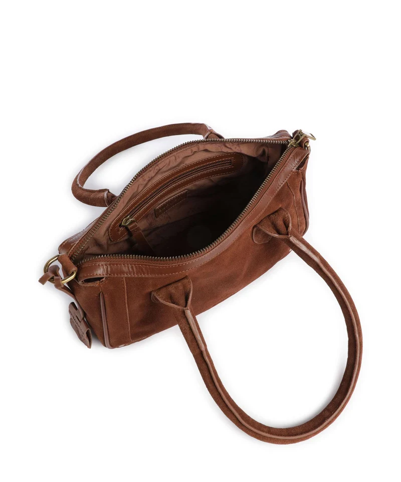 Burkely Sierra Schultertasche cognac