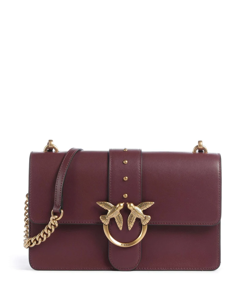 Pinko Love One Classic Umhängetasche ribes intenso/antique gold
