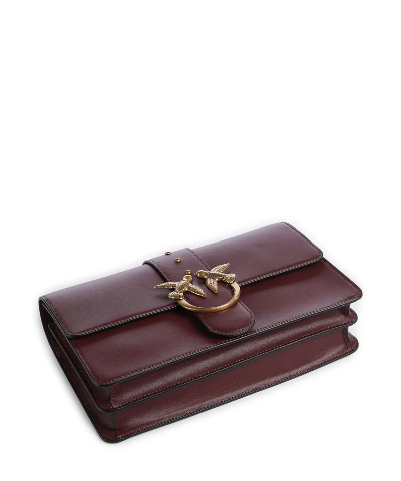 Pinko Love One Classic Umhängetasche ribes intenso/antique gold