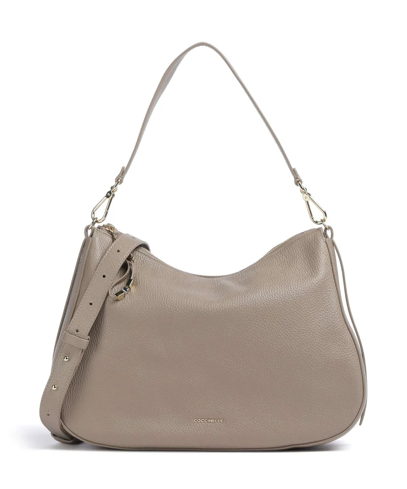 Coccinelle Nory Beuteltasche warm taupe