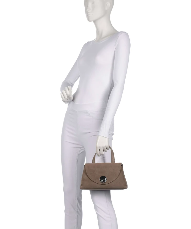 Coccinelle Nikla Suede Handtasche warm taupe