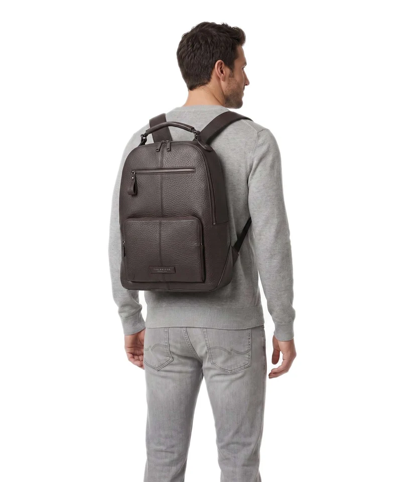 The Bridge Manfredi Rucksack moka