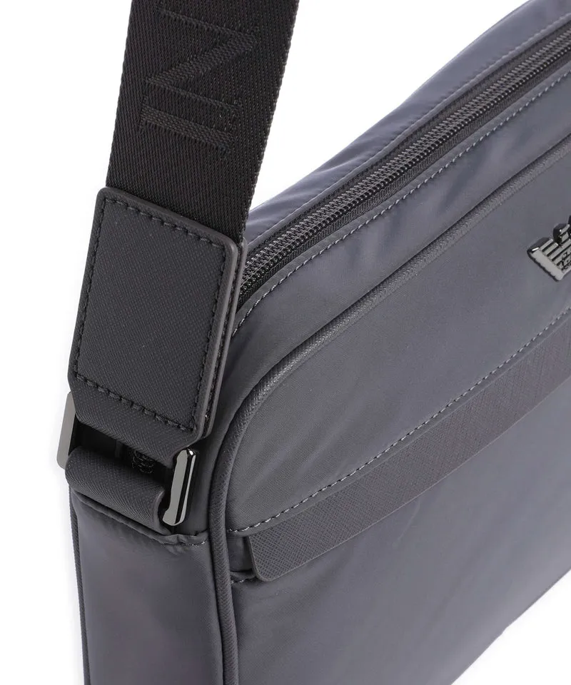 Emporio Armani Nylon Recycled Umhängetasche grey