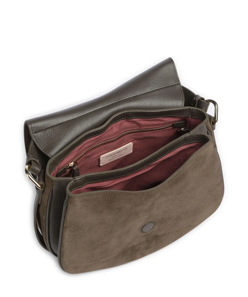 Coccinelle Mavery Suede Handtasche fango