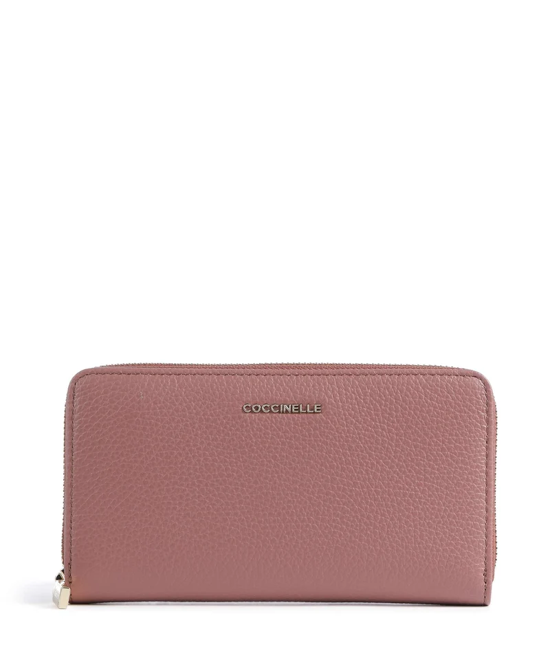 Coccinelle Metallic Soft Geldbörse winter rose