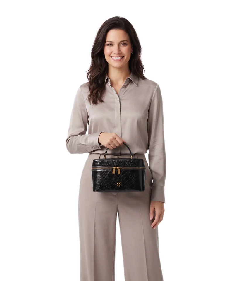Pinko Vanity Classic Handtasche nero/antique gold