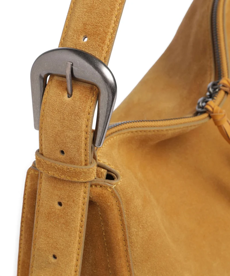 Liebeskind Ines Suede L Beuteltasche honey suede