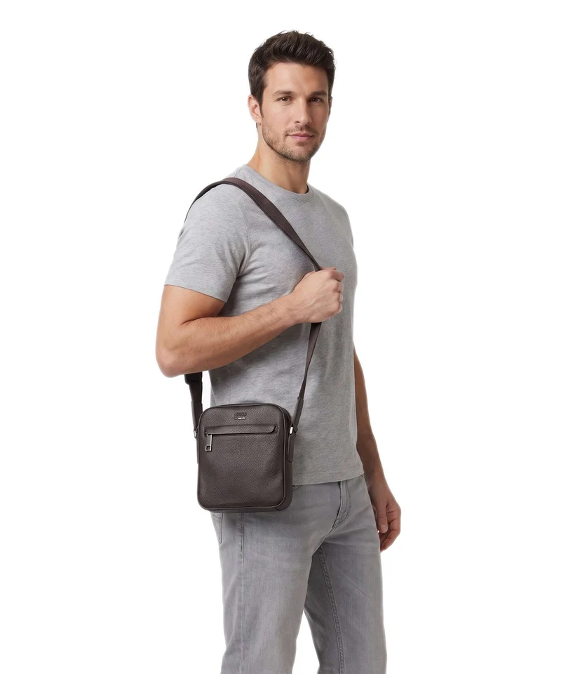 BOSS Ray Umhängetasche dark brown
