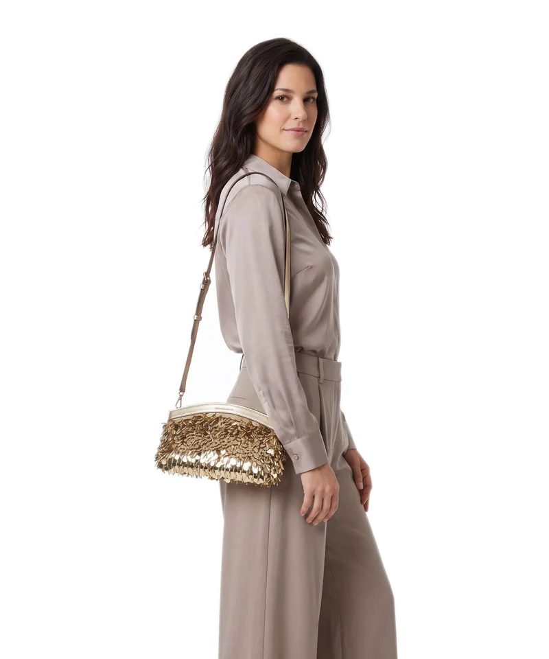 Michael Kors Athena Small Umhängetasche gold