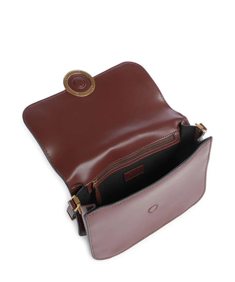 Pinko Love Box Big Umhängetasche castano intenso/antique gold