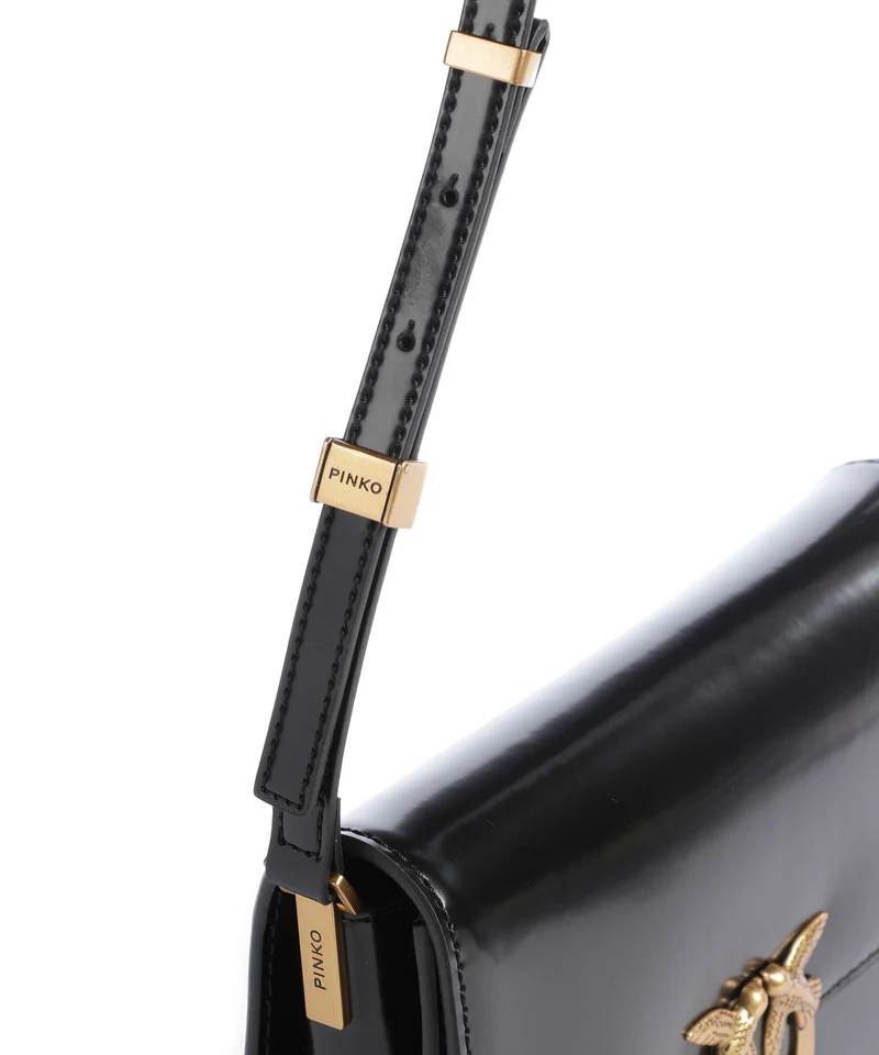 Pinko Love Box Big Umhängetasche nero/antique gold